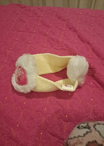 Kız Çocukları İçin Peluş Detaylı kulaklık - Görsel 3