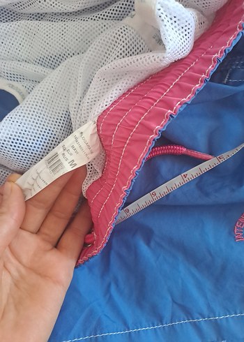 Mavi Kemerli Erkek Mini Şort - Görsel 8