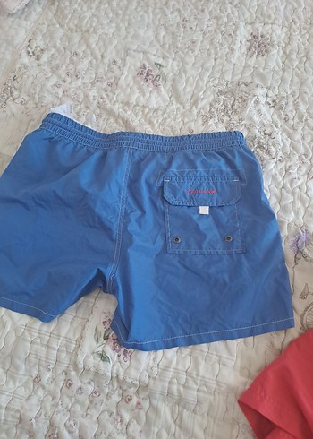 Mavi Kemerli Erkek Mini Şort - Görsel 5