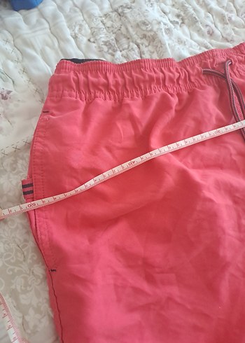 Kırmızı Düğmeli Erkek Mini Şort - Görsel 6