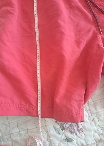 Kırmızı Düğmeli Erkek Mini Şort - Görsel 8