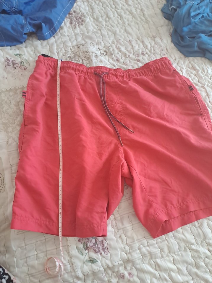 Kırmızı Düğmeli Erkek Mini Şort - Görsel 4