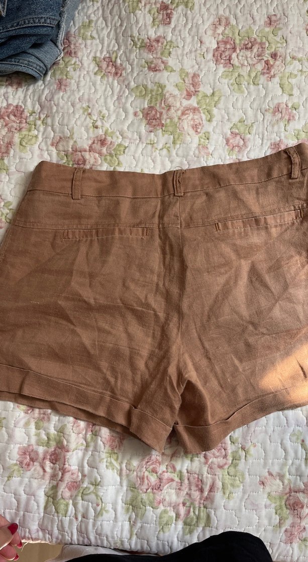 Düşük bel vintic şort - Görsel 4