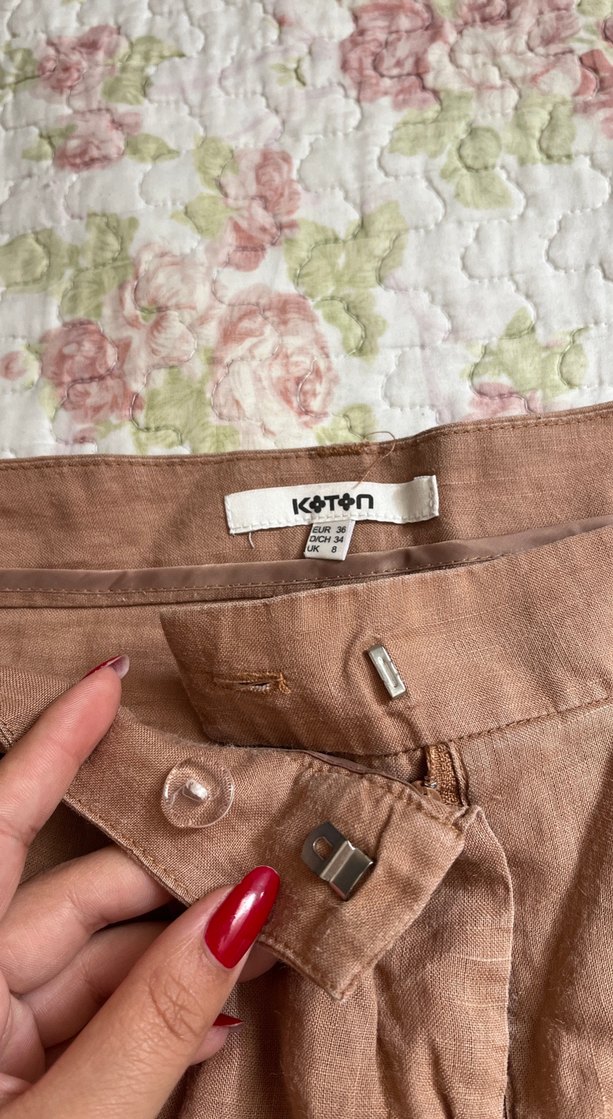 Düşük bel vintic şort - Görsel 3