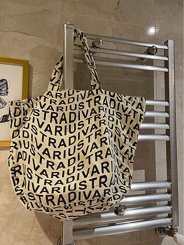 Beden siyah Renk Stradivarius Bez Çanta