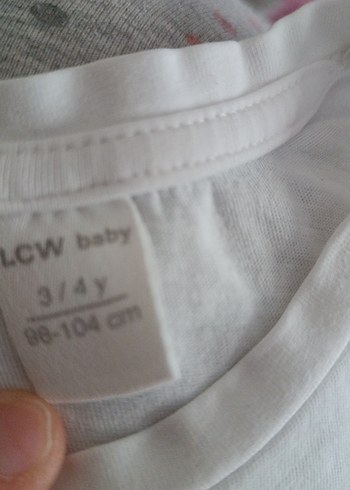 LC Waikiki Kız Çocuk Beyaz Kısa Kollu Pamuklu Tişört