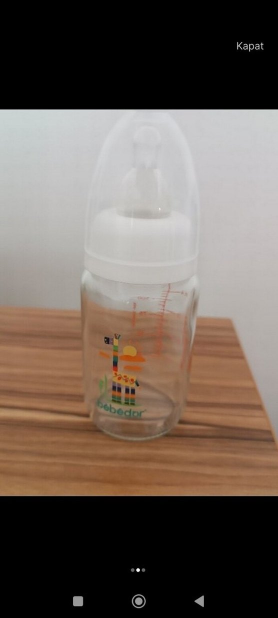 Bebedor 125 ml Cam Bebek Biberonu - Görsel 2