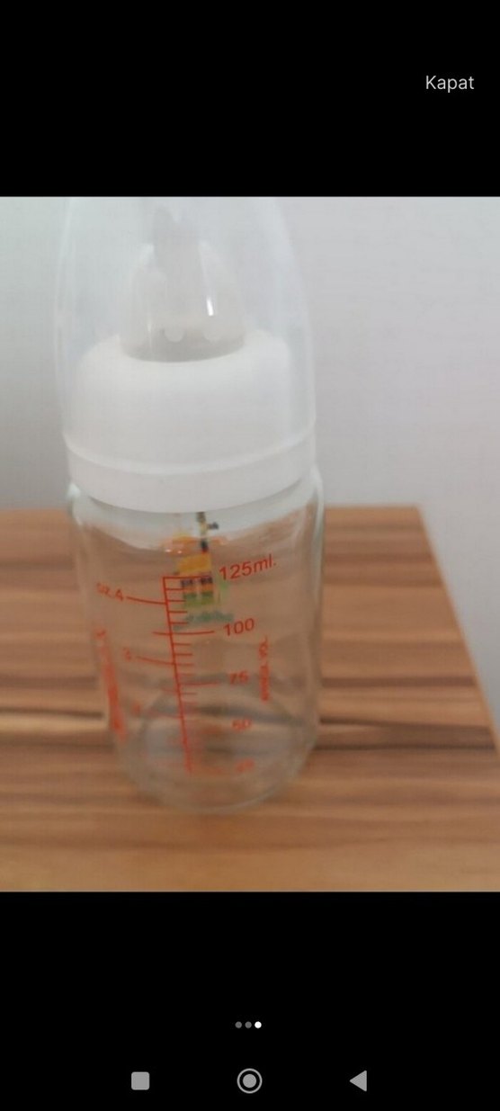 Bebedor 125 ml Cam Bebek Biberonu - Görsel 3