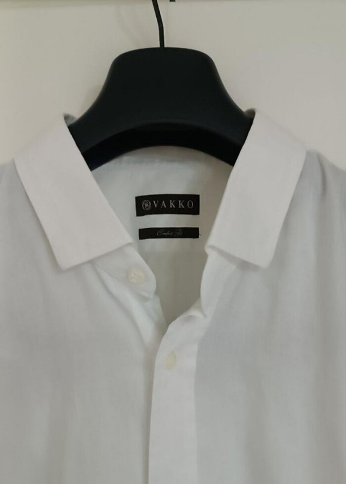 Vakko beyaz gömlek - Görsel 3
