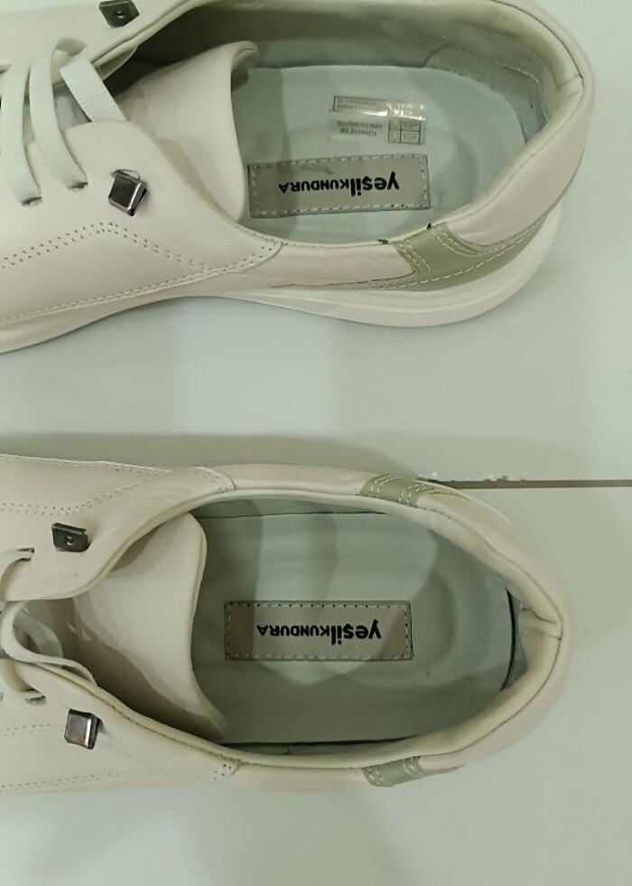 Krem spor ayakkabı - Görsel 4