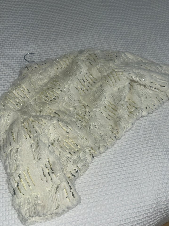 Kadın Beyaz Kürklü Mini Ceket - Görsel 2