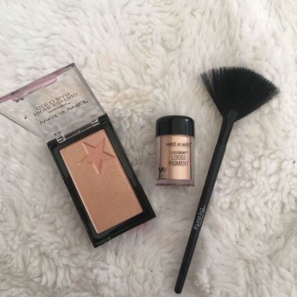diğer Beden Aydınlatıcı/Highlighter pigment fırça set