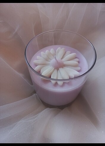 Papatya soya wax dekoratif mum