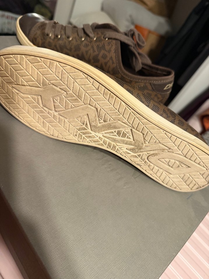 Kahverengi Yılan Desenli Dolgu Topuklu Kadın Spor Ayakkabı - Görsel 3