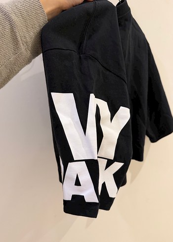 Siyah Baskılı Salaş Kadın Sweatshirt Ivy park - Görsel 3