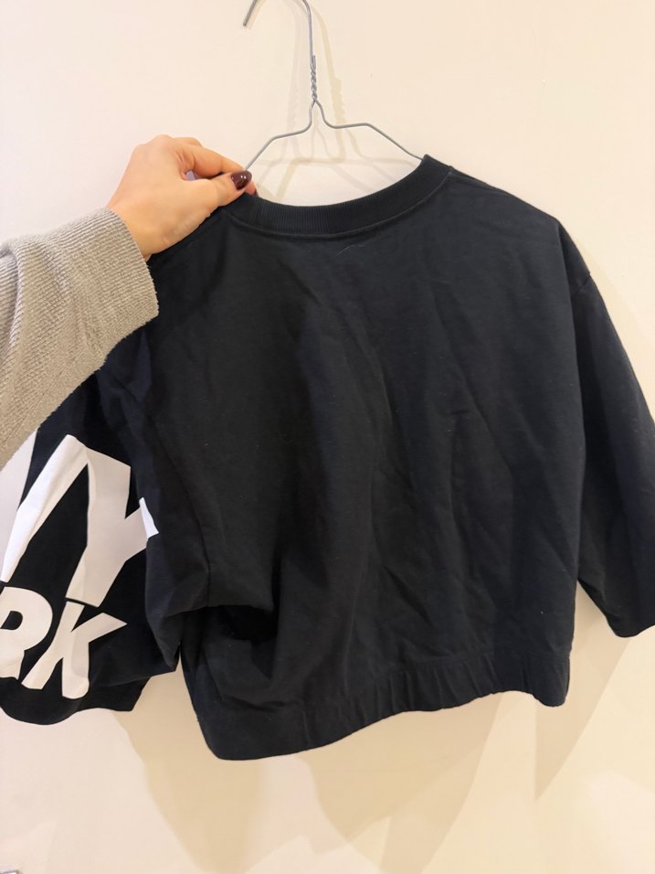 Siyah Baskılı Salaş Kadın Sweatshirt Ivy park - Görsel 2