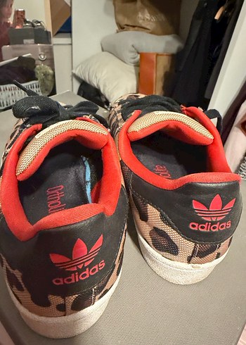 Leopar Desenli Kadın Platform Spor Ayakkabı - Görsel 4