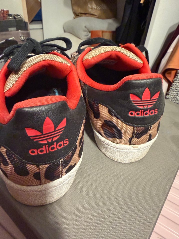 Leopar Desenli Kadın Platform Spor Ayakkabı - Görsel 5