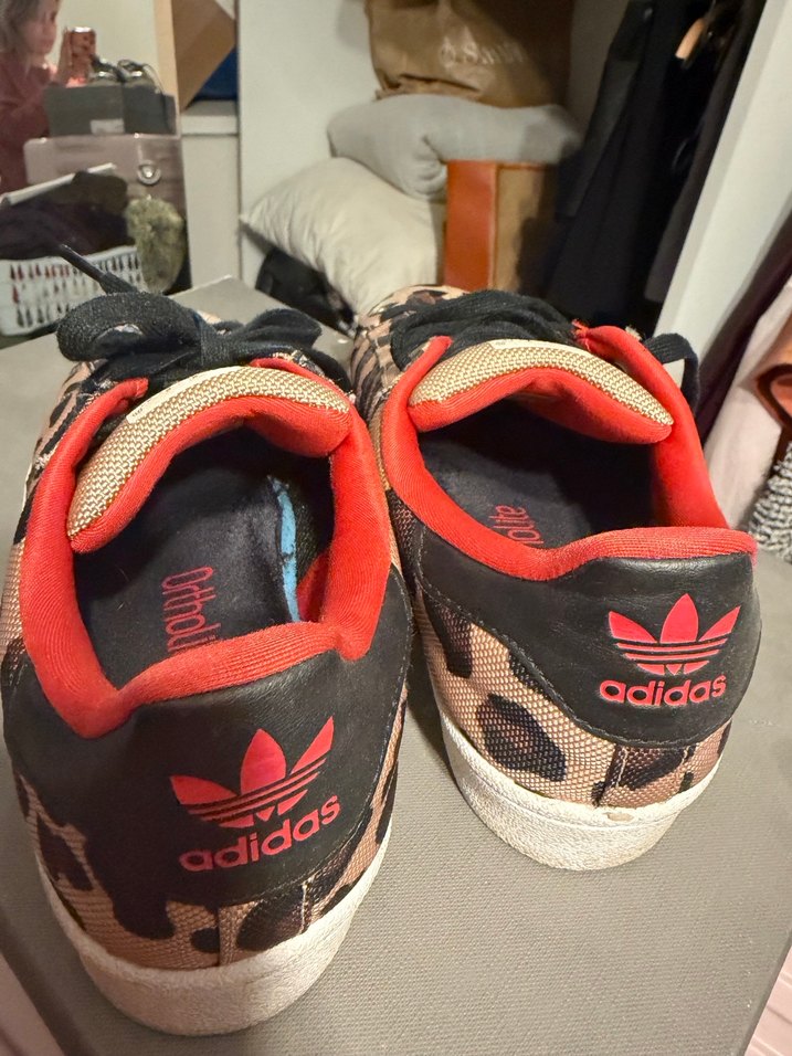 Leopar Desenli Kadın Platform Spor Ayakkabı - Görsel 4