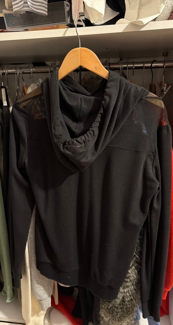 Siyah New Balance Kapüşonlu Sweatshirt - Görsel 2