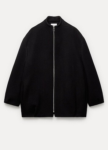 Zara Zara Manteco yün bomber kaban