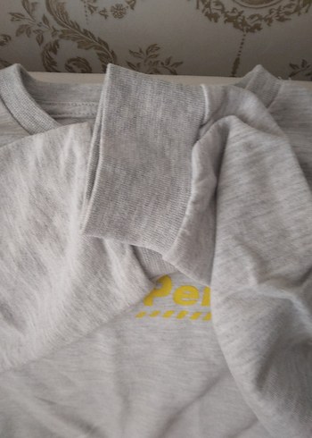 8 Yaş Beden Gri Erkek Çocuk Sweatshirt Uzun Kollu 7 8 yaş sıfır