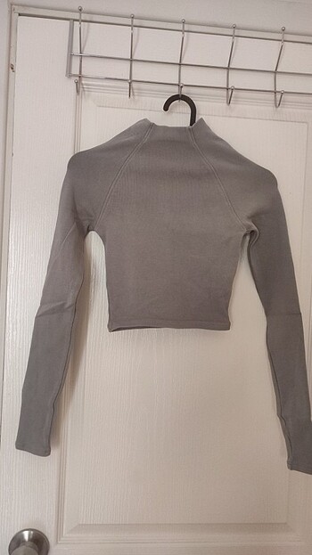Zara s beden gri crop