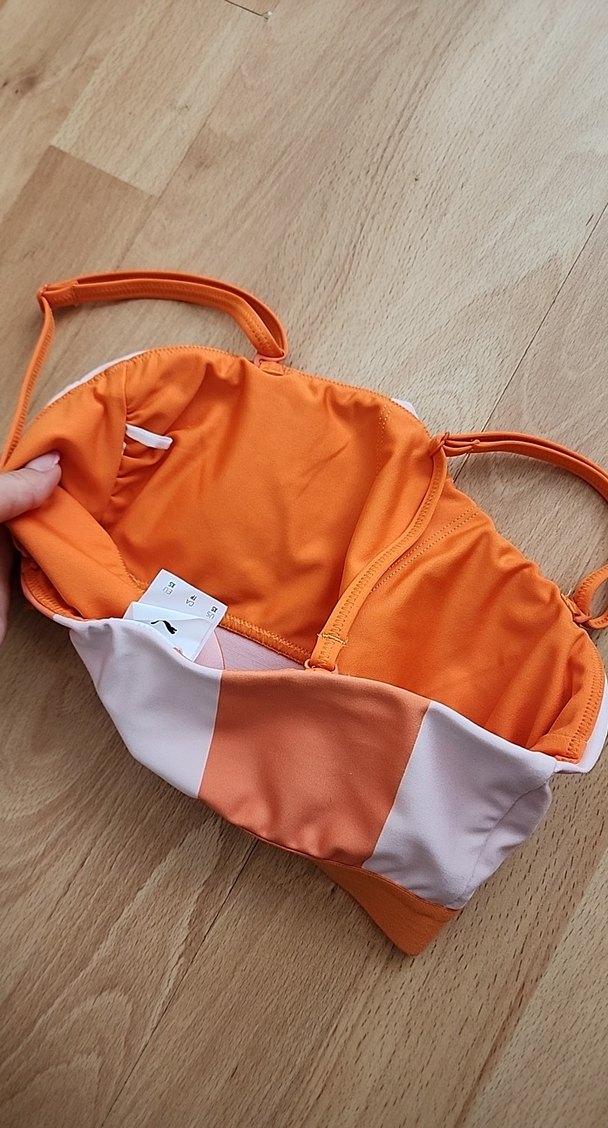 Turuncu pembw Puma Spor Sütyeni - Görsel 4