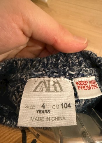 Gri Örgü çocuk Triko Kazak - Görsel 2