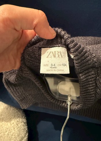 Gri Örgü Erkek Çocuk Kazak - Görsel 3