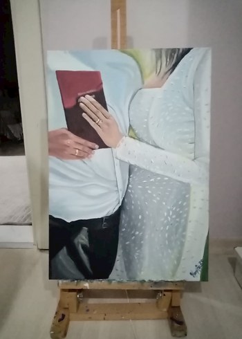 gelin damat tablo - Görsel 5