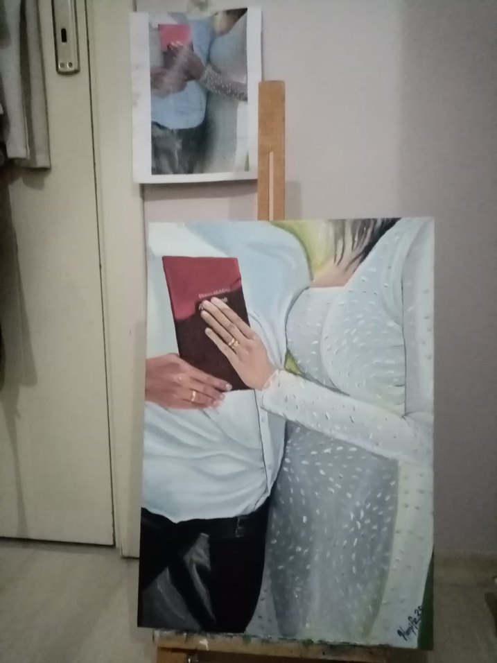 gelin damat tablo - Görsel 2