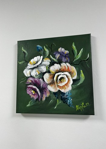 çiçek temalı tablo - Görsel 2