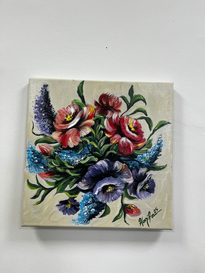 çiçek temalı tablo - Görsel 3