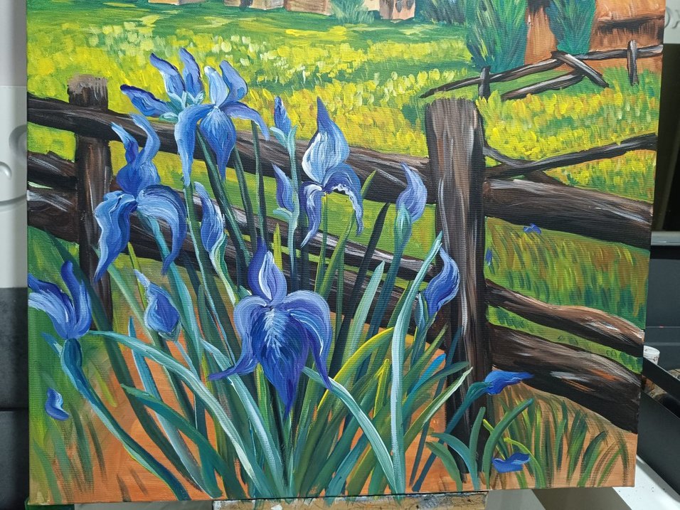 tablo manzara pastoral - Görsel 2