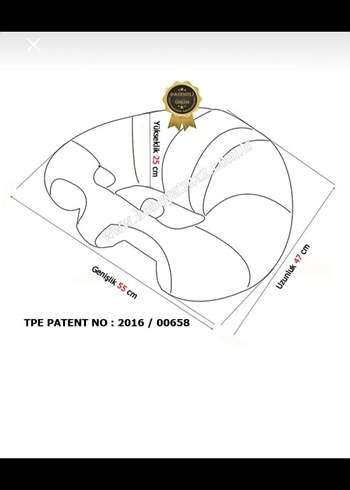 bebeyatmaz oturma minderi - Görsel 3