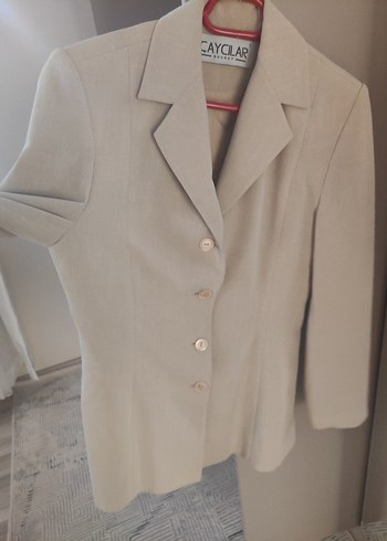 Bej Kadın vintage Ceket - Görsel 2