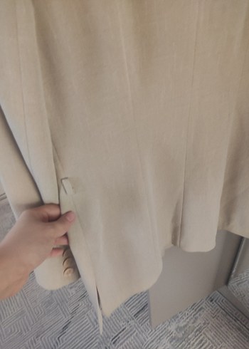 Bej Kadın vintage Ceket - Görsel 6