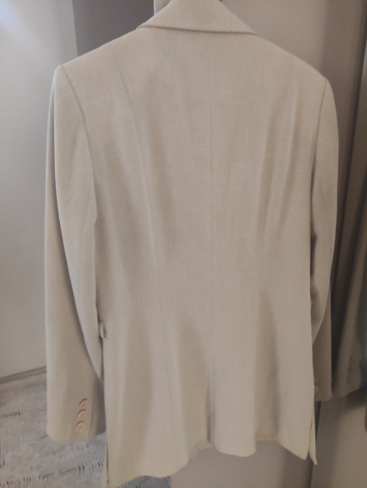 Bej Kadın vintage Ceket - Görsel 5