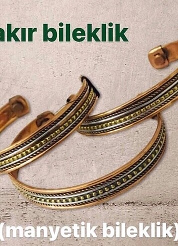 Bakır bilezik - bakır bileklik