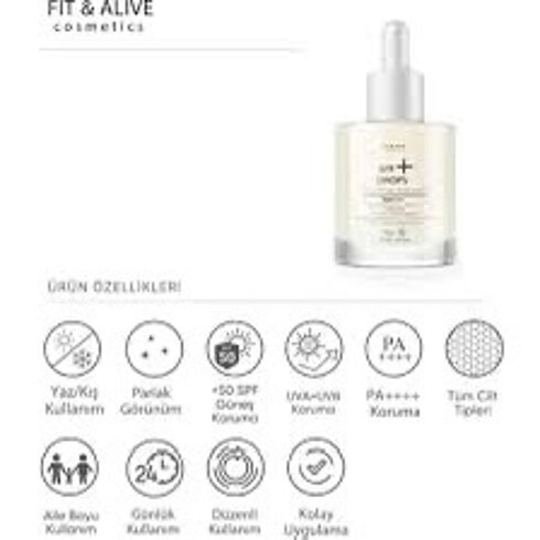  Beden Fit alive eylül öztürk güneş kremi