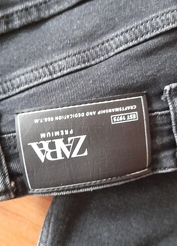 12-13 Yaş Beden gri Renk Zara jean 12..13..14 yaş uyumlu
