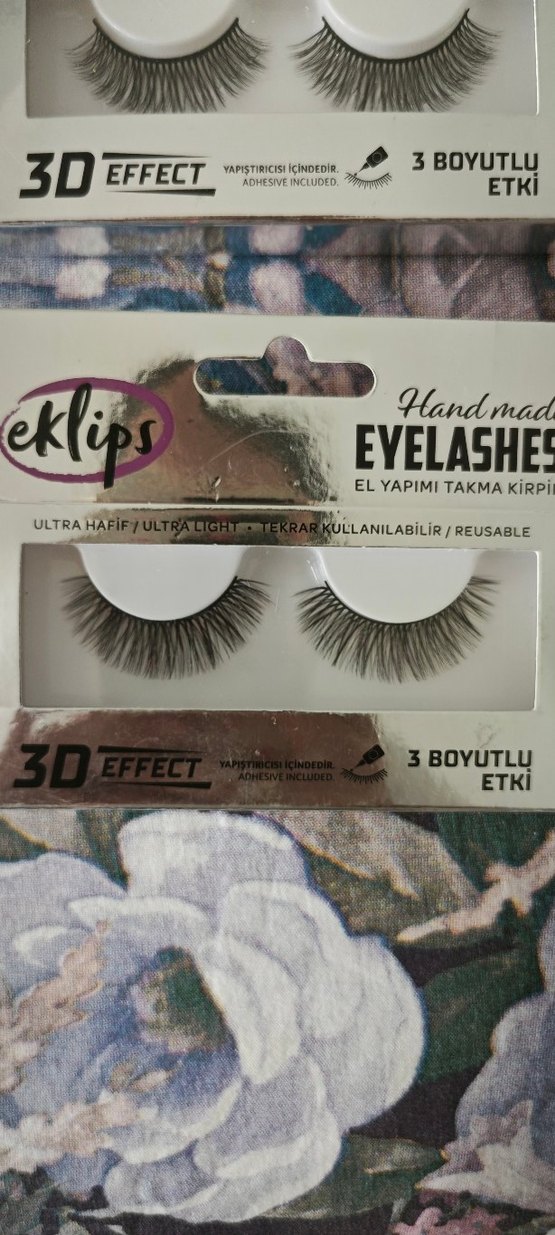 Eklips 3D Etkili El Yapımı Takma Kirpik - Görsel 2