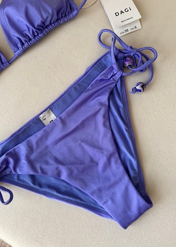 38 Beden mor Renk bikini takımı
