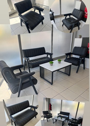 Diğer Antrasit Bekleme Salonu Mobilyasi