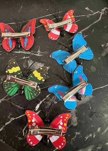 Renkli Kelebek Toka Seti - Görsel 2