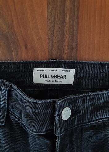 Pull and Bear Siyah Jean
