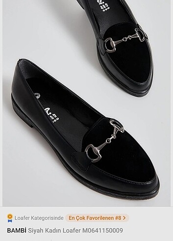 Siyah loafer ayakkabı 