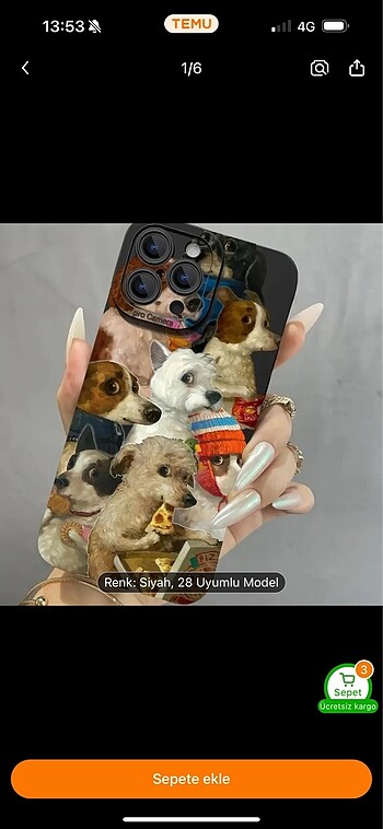 iPhone telefon kılıfı
