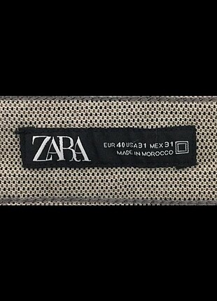 40 Beden camel Renk ZARA erkek pantolon